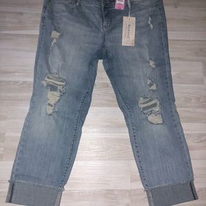 Boyfriend crop jeans